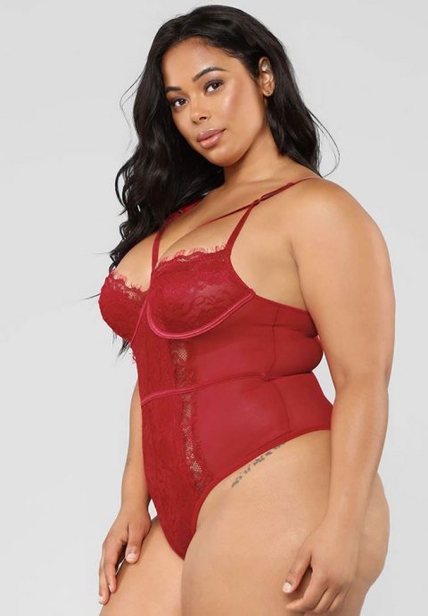 Plus Size Real Me In Teddy - Late Night Lingerie