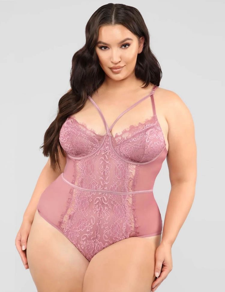 Plus Size Suzette Lace Teddy - Late Night Lingerie