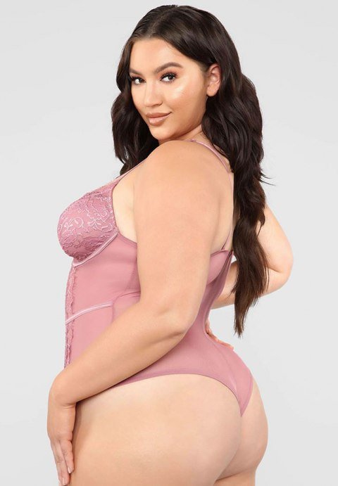 Plus Size Suzette Lace Teddy - Late Night Lingerie