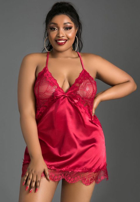 Plus Size Touch And Play Babydoll Set - Late Night Lingerie