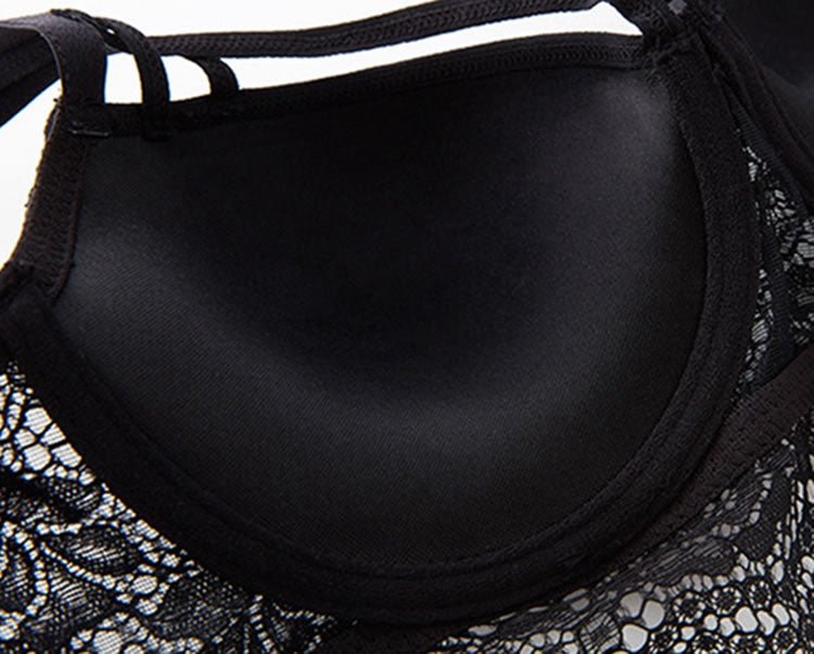 Sexy Lace Underwire Push Up Bra Set - Late Night Lingerie