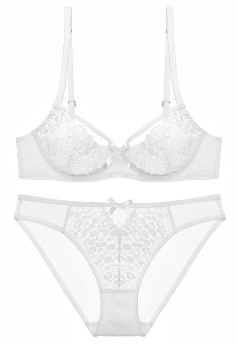 Strappy Leopard Bralette Set - Late Night Lingerie