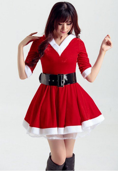Sweetie Christmas Hooded Costume - Late Night Lingerie