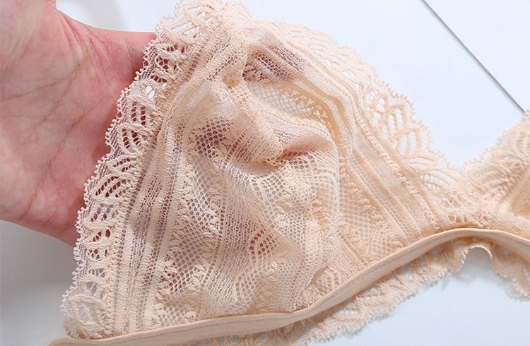 Triangle Lace Bralette Set - Late Night Lingerie