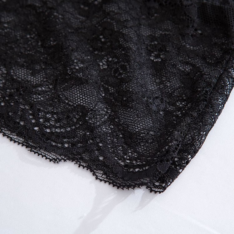 Women Lace Lingerie Sexy Tops + Shorts Nightwear Sleepwear Pajamas Set - Late Night Lingerie