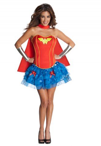 Wonder Woman Flirty Halloween Costume - Late Night Lingerie
