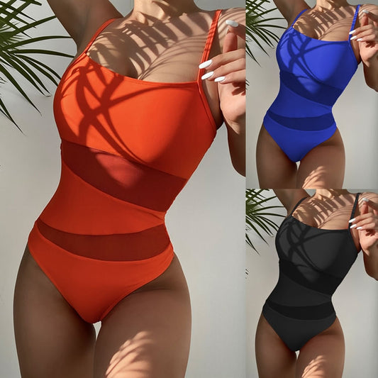 Summer Sunrise Cutout One Piece Swimsuit